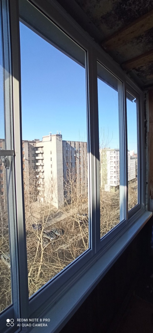 Остекление балкона пластиковые окна Архангельск, ул. Самойло, дом 10