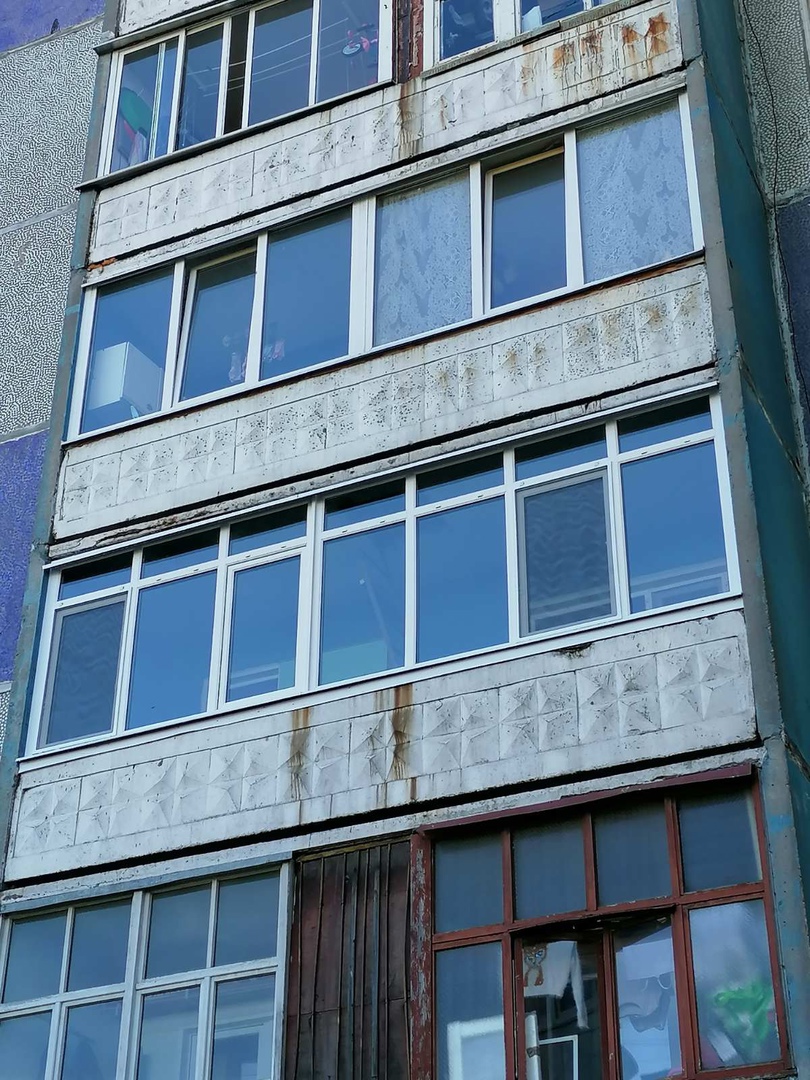 Остекление балкона пластиковые окна г. Архангельск ул. Октябрят д. 4 кор. 2