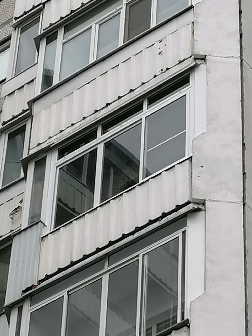 Остекление балкона раздвижные окна Архангельск, ул. Галушина, дом 32